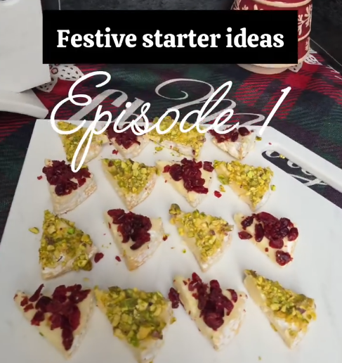 Festive starter: Easy Camembert Christmas Trees 🌲